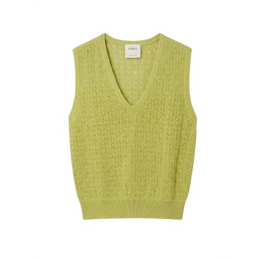 NEW BARRIE women's sleeveless knit top in punch/easel